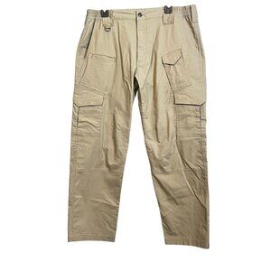 CQR Mens Tactical Cargo Pants 36X30" Lightweight Polyester Cotton Elastic Waist